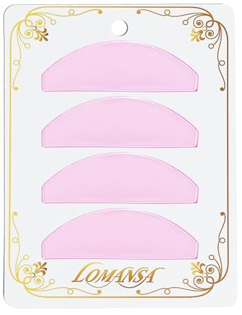 Lomansa Wimpernlifting Pads, Lash Lifting Pads, Nur für Perming Nr. 1, Ultradünn und Klebrig, Mehrfach Verwendbar als Augenklappen oder Wimpernliftband für den Salon (Rose)