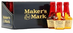 Maker's Mark - Kentucky Straight Bourbon Miniatures 12 x 5cl - Whiskey 5cl x 12 45% ABV
