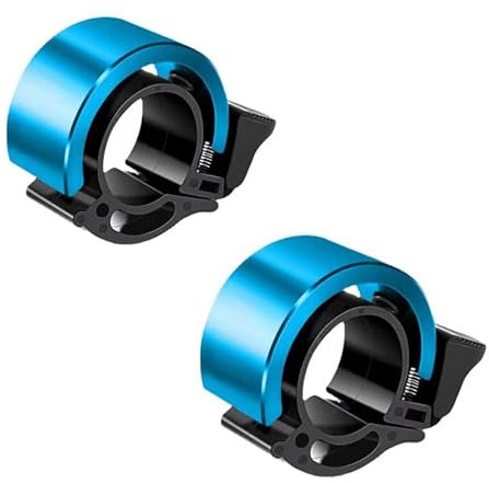MAEXUS® Fahrradklingel Mountainbike, Aluminiumlegierung Mini-Fahrradklingel Laut, Rennrad Klingel Rennrad Fahrrad Glocke, Rohrdurchmesser 22mm, Rostbeständig, Versteckt【Blau】