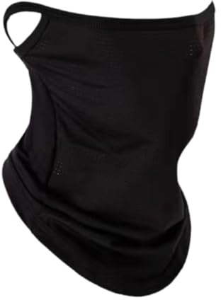 Harilla Gesichtsmaske mit Ohrschlaufen, Halstuch, Schal, waschbar, kühlend, Gesichtsschutz, Halswickel für Outdoor-Aktivitäten