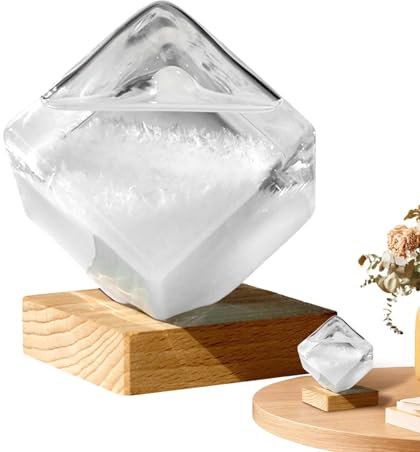 Wetterglas Wettervorhersageglas, Wetterstationen Wettervorhersage Kreative Vorhersage Nordischer Stil Dekoratives Predicts Das Wetter - Wetterstation - Mit Stand