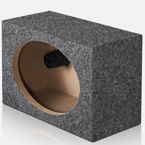 Suacopzar 15,2 x 22,9 cm Auto-Audio-Lautsprecherbox-Gehäuse, universelle Passform, Subwoofer-Gehäuse, Subwoofer-Gehäuse, Subwoofer-Gehäuse, verbessert die Audioqualität