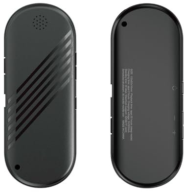 WAONIQ Lautsprecher Kabelloser Lautsprecher Wireless Conduction Technology Speaker, mit Lautstärkeregler, Timed Funktion, Speicherkartensteckdose, Kleines Schlüsselband (Schwarz)
