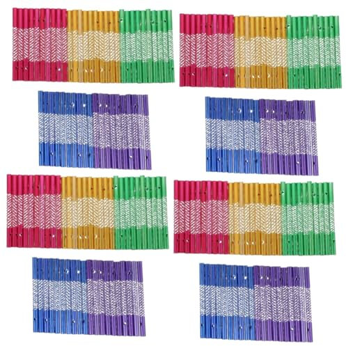 KITANDOVE 400stücke Stabile Aluminium-windspielrohre DIY Bastelset Für Kreative Windspiele Farben Für Garten Und Raumdekoration Langlebig Und Einfach Zu Verwenden