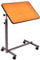 ORTHOLOGICS™ Adjustable Overbed Table with Wheels Healthcare - Tilting and Height Adjustments - Tilt Angle Adjustment Laminated Top 27-44 Desk M3