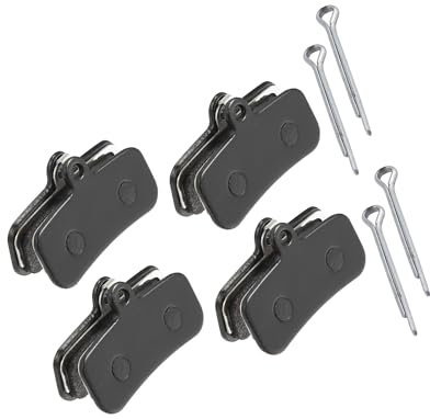 Partuto 4 Pair Semi Metal Disc Bike Brake Pad W/Split Pin for SHIMANO Saint Replacement