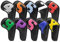 Golf Iron Covers 10pcs,Golf Iron Head Covers Leather Golf Iron Covers Set Colorful Golf Iron Headcovers,Golf Club Head Covers for Iron with Magic Tape Fit Titleist,Callaway (Black color(10 pcs/set))