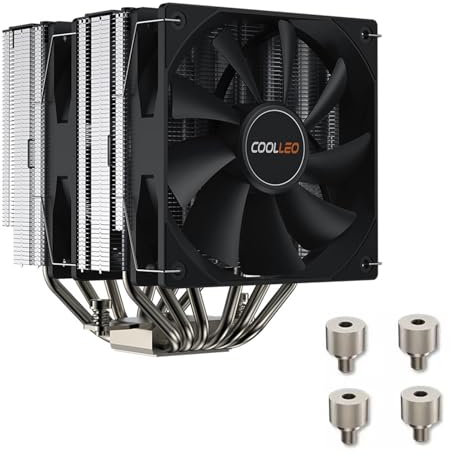 XINYIN Ventilador Enfriamiento Tuberías Calor B60T Torres Dobles Ventilador Doble Mejora Circulación En Torres PC para Ventilador Caja LGA1200 1700