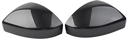 Car Side Mirror Cover Cap 2Pcs Compatible With Land Rover Discovery Sport Freelander Range Rover Evoque Velar Compatible with Jaguar F-Pace E-Pace