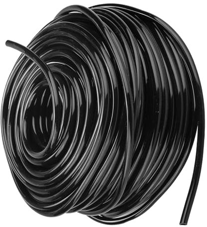 50m Tubo Irrigazione a Goccia, Flessibile in PVC Tubo di irrigazione da 4/6 mm, Tubi Irrigazione a Goccia, Tubazione per Giardino, Orto, Serra, Prati