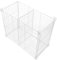TOPPERFUN Divisorio per Congelatore Organizer per Congelatore Profondo Ripiani in Metallo Organizer Estetico Separatore per Porta Frigorifero profondità del Bancone