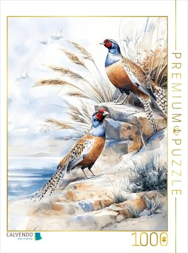 Puzzle · Fasane | 1000 Teile · Lege-Größe 64 × 48 cm · CALVENDO Puzzle