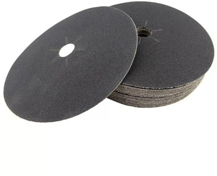 Floor Sander Edge Edger Sanding Discs To Fit HireTech HT7 & Clarke Super 7R Floor Sanders 24 40 60 80 120 Grit Edging Discs for Sanding Wooden Floors (24 Grit, 5)