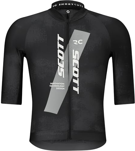 Scott RC Pro Fahrradtrikot Kurzarm schwarz/weiß 2026: Größe: XXL (58)