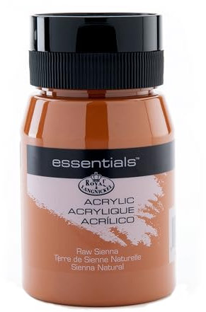 Royal & Langnickel RAA-5105 Essentials 500ml Acrylic Paint - Raw Sienna