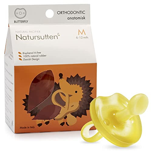 Bio Schnuller Butterfly Zahngerecht Größe: M 6-12 Monate Naturkautschuk