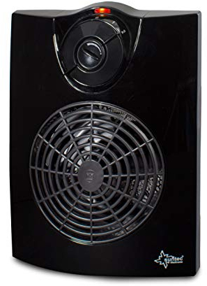 SUNTEC Heizlüfter AirBooster Elite 2000 - Heiz-Ventilator 2000 Watt | 2 Heizstufen | Tischheizer Elektrisch Energiesparend | Heating Fan perfekt für Wohnzimmer Schlafzimmer oder Schreibtisch