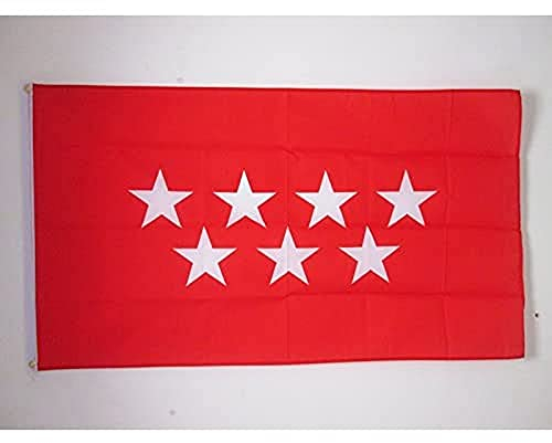 BANDERA de la COMUNIDAD DE MADRID 150x90cm - BANDERA MADRILEÑA 90 x 150 cm - AZ FLAG