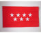 BANDERA de la COMUNIDAD DE MADRID 150x90cm - BANDERA MADRILEÑA 90 x 150 cm - AZ FLAG