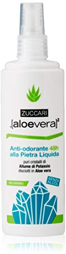 aloevera² - Kristall Deo Spray für 48h Schutz (100 ml) -Natürliches Deodorant aus 100% Aloe Vera Saft mit flüssigen Alaunstein Mineralkristallen - Für empfindliche Haut - Vegan & Frei von Zusätzen
