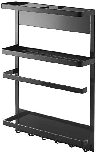 Yamazaki Tower Küchenregal, Stahl, Schwarz, One Size