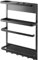 Yamazaki Tower Küchenregal, Stahl, Schwarz, One Size