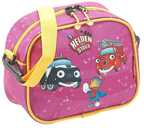 Travelite Robuste, fröhliche Kinderkoffer und Gepäckstücke „Helden der Stadt“ machen jede Reise zum Abenteuer Kindergepäck, 3 Liter, Pink