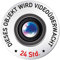 Türschilder24 XXL Türschild • Ø 100 mm rund • Schild Videoüberwachung • aus veredeltem Aluminium Vollmaterial • geschliffene Edelstahloptik • 100% Made in Germany