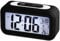 Trevi SLD 3068 S Orologio Termometro Digitale con Sveglia, Grande Display LCD, Calendario, Sensore per Illuminazione Automatica, Funzione Snooze, Nero