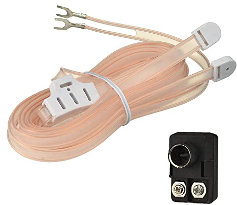 Superbat Antenne FM Radio 1.6m Antenne Dipôle Intérieure 75Ohm avec Transformateur 300Ohm à 75Ohm (Adaptateur F Mâle à Balun) Kit pour Ham Radio Bose Natural Sound Récepteurs Stéréo