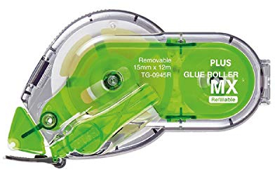 Plus Japan Mehrzweck-KleberMX, nachfüllbar, 15 mm x 12 m, nicht permanent