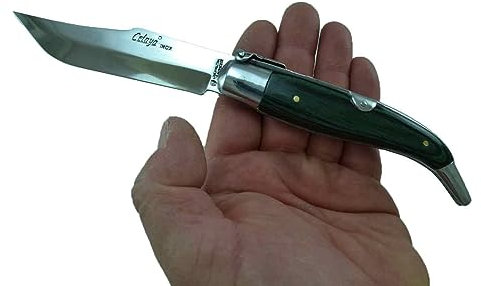 Messer Celaya Classic Albacete Aluminium Grünes Holz n 1