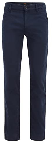 BOSS Herren Schino-Slim D Hose, Dunkelblau, 34 EU