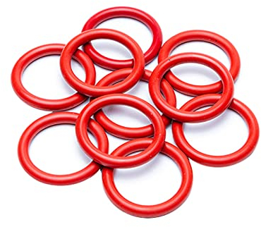 30 stücke rot VMQ silikon o-ring 1,8mm dicke od 9,9mm umweltfreundliche Gummiring Dichtungsdichtung, 9,9x6,3x1,8mm