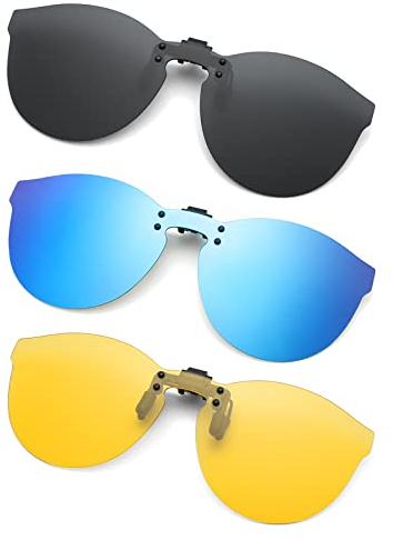 Long Keeper Sonnenbrille für Brillenträger – Sonnenbrille Zum Aufstecken Polarisiert, Sonnenbrillen Aufsatz Brille, Clip On Sonnenbrille Aufsatz für Damen Herren