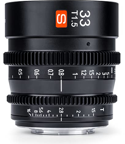VILTROX 33mm T1.5 Micro 4/3 Mount Cine Objektiv, für Micro Four Thirds