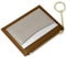 URAQT Kreditkartenetui, minimalistisches Leder, schmal, Münzgeldbörse, Reißverschluss, Münzbörse, Mini-Kreditkartenschutz, Schlüsselanhänger, Vordertasche, Brieftaschen für Damen und Herren, braune