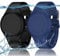 R-fun Pulseras Impermeables Air Tag para niños [2 Unidades] compatibles con Apple Air Tag Finders con Silicona Suave, buscadores de artículos GPS antipérdida, Funda para niños,Azul Noche/Negro