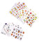 ENLACE 16 Blatt Nagelsticker, Halloween Herbst Nagelaufkleber Selbstklebend, Ahornblatt Schädel Spinne Web Kürbis Nail Art Sticker, DIY Maniküre Aufkleber für Halloween Thanksgiving