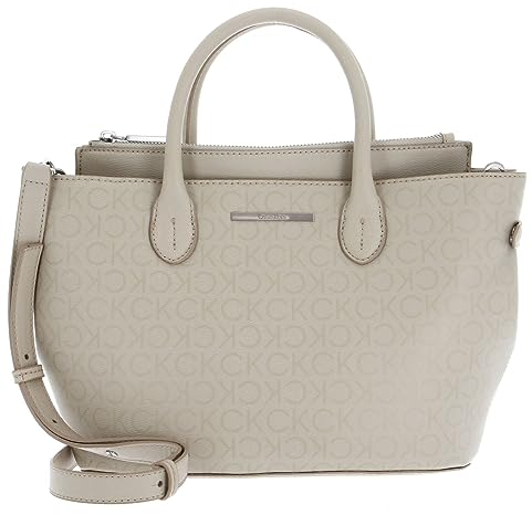 Calvin Klein Handtasche Schultertasche Daily Dressed Tote Stoney Beige creme