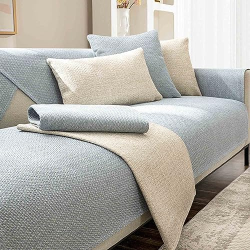 YWQJL Sofabezug Anti Rutsch 1 2 3 4 Sitzer Couchbezug L Form Ecksofa Pets Dog Couch Überzug Anti-Rutsch Sofa Überwurf Design Sofaschutz Sofaschoner U Form Ecksofa (#33, 90x90cm)