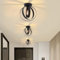 Glitzerlife Deckenleuchte Retro Deckenlampe Schwarz - 3ER Flurlampe E27 Industrial Metall Küchelampe Vintage Restaurant Esstischlampe Innen Lampenschirm Flur Wohnzimmer Schlafzimmer Korridor Balkon