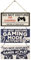 DEARBAG 3 Stück Holzschild mit Spruch für Gaming, 10 x 20cm Do Not Disturb Türschild Deko Gamer Zimmer Gaming Wandbild Game Holzschild für Schlafzimmer, Playstation Zimmer, Jungenzimmer, Teenager