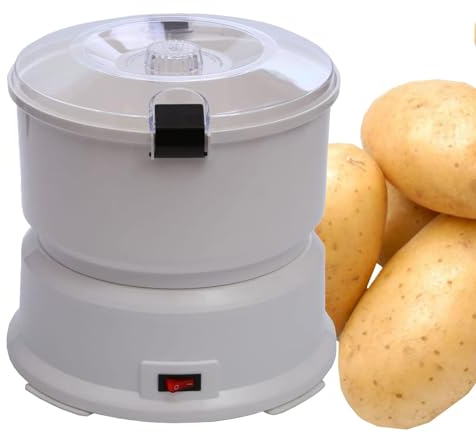 Pelador automático de patatas, máquina peladora rotativa multifuncional para cocina, lavadora de patatas portátil