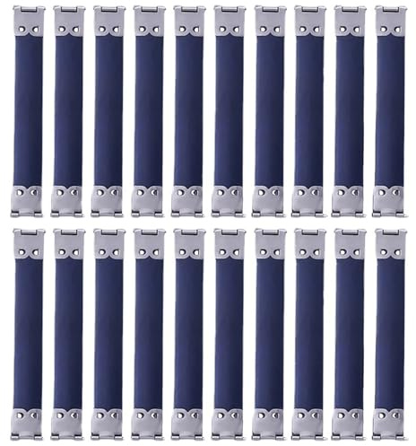 20 Pezzi Telaio Flessibile Interno in Metallo, 9 cm Cerniere Clip a Molla, Chiusura per Borse Con Telaio Flessibile, Chiusura a Bacio, Portamonete, Fai Da Te, Cerniere per Cucito