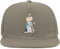 KarolioZonas TV-Serie 08 Snapback Flat Visor Baumwollmischung, Grau, grau, Einheitsgröße