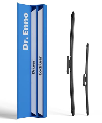 Dr.Enno Scheibenwischer 550mm & 480mm | Streifenfreie Reinigung | Leiser Betrieb | Einfache Montage | Langlebige Qualität | Kein Quietschen