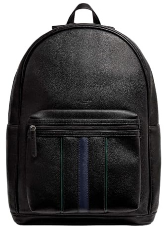 Ted Baker Rucksack Laptoprucksack mit Laptopfach Keviin Stripe PU Backpack Black schwarz