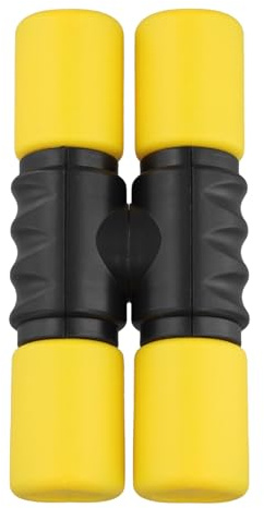 Harewtwy Double Row Portable Twist Shaker Hand Percussion Rhythm Toys for Band for Studio Drummers Accompaniment Yellow