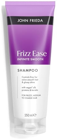 John Frieda Frizz Ease Infinite Smooth Shampoo 250ml | Frizzy Hair Care, Smooth Finish, Anti Humidity Support